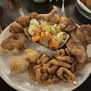 Seafood platter