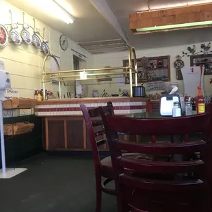 The salad bar, not so fancy but whatever, the place smells amazing and I'm not here for vegetables