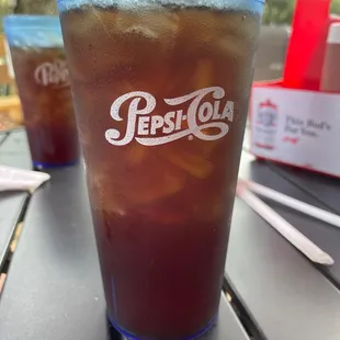 Unsweetened Giant Iced Tea!