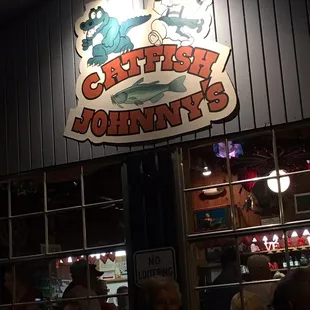 Outside on the patio before dinner