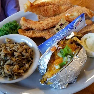 Catfish Filet plate