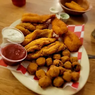 Combo Catfish &amp; Jumbo Shrimp Dinner