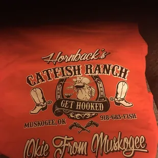 a close up of a t - shirt