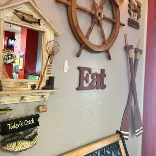 Front entrance with seating