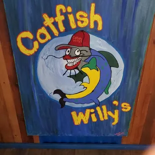 a painting of a fish