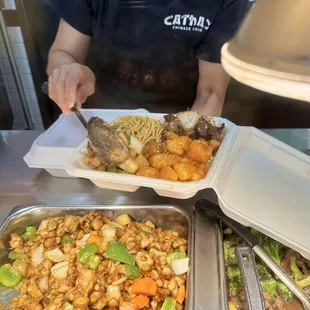 The box of three items is huge