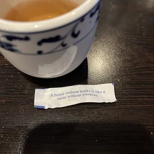 My fortune cookie message