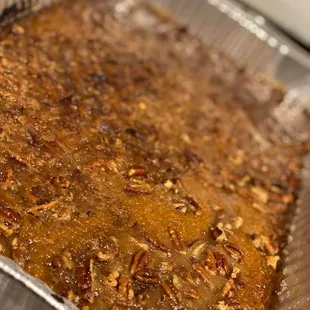 a pan of pecanli