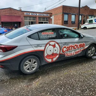 Delivery Cathouse Car.