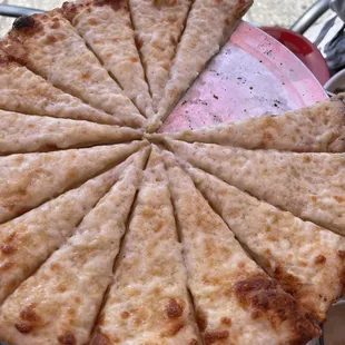 Cheesy bread appetizer Good flavor. Comes with side of marinara sauce.