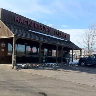 the outside of the store