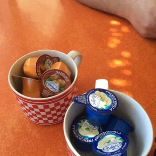 2 out 4 non-dairy creamers!