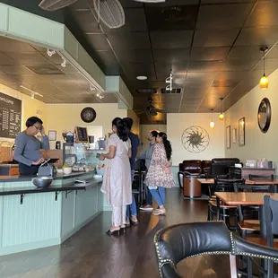 Some great customers ordering coffee.