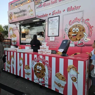 their food truck at the OC fair
