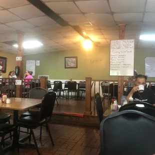 One of two dining areas. Great country cooking! A hidden gem in Westmoreland!
