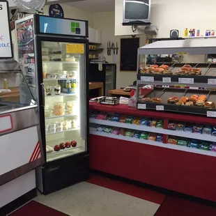 Homemade breakfast sandwiches in stock. The deli opens up later, including soups and sandwiches, for lunch.