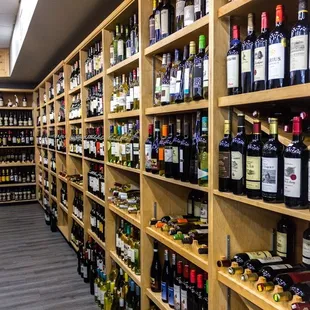 a wide selection of wines