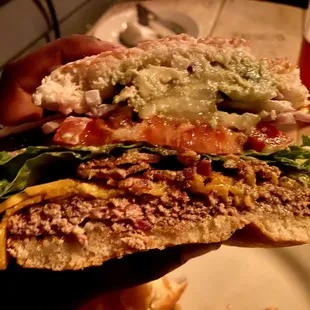 Inside the Cato burger