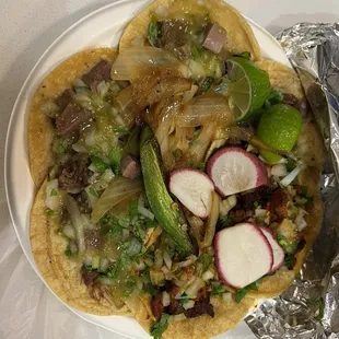 Lengua, Cabeza, and Pastor Tacos!