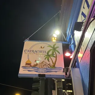 Del letrero del restaura