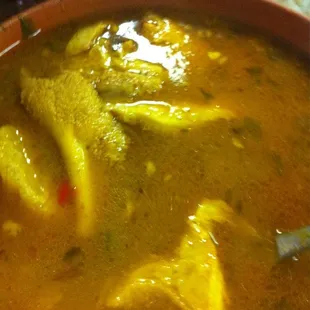 Sopa de Mondongo (beef tripe) ---Great