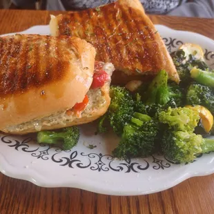 Panini with veggies