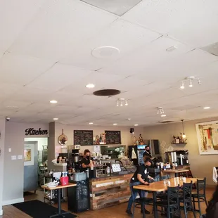 inside the cafe