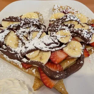 Banana Nutella Crepes