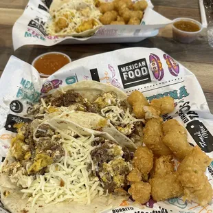 Machaca Breakfast Taco