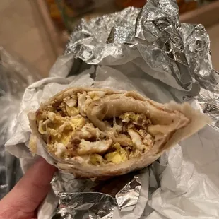 Calaca Burrito (no bacon)