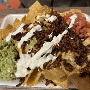 Al pastor nachos