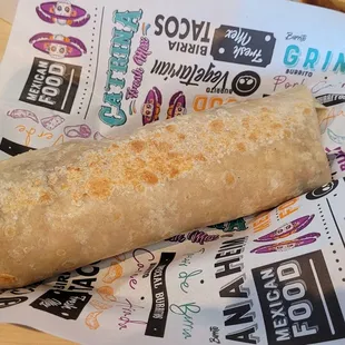 Burritos are huge!