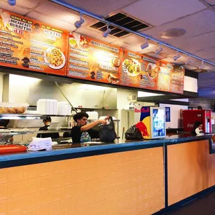 Order and pick up area