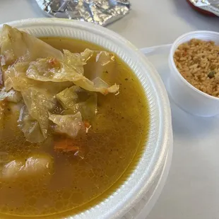 Homemade chicken veggie soup