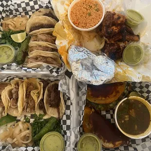 Street Tacos and Half Chicken