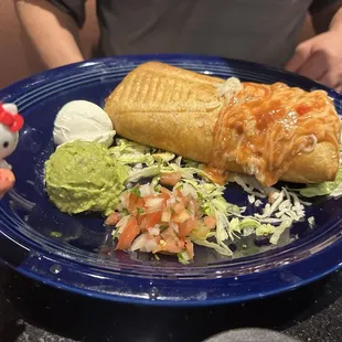 Chimichanga plate