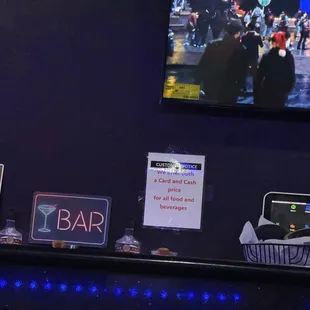 Bar area