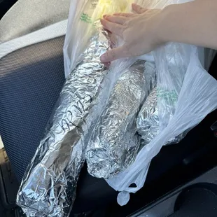 Huge burrito
