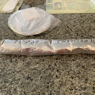 Burrito  that can feed 3.