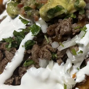 Nacho Fries carne asada