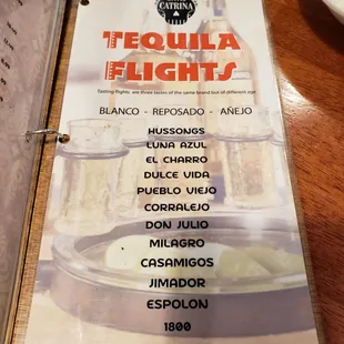 You guys... tequila flights!