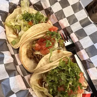 3 Barbacoa Tacos