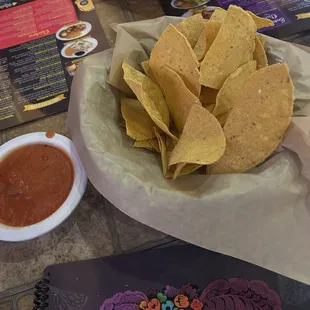 Their chips and salsa