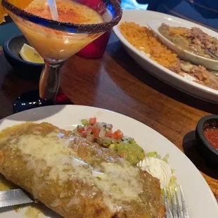 Chili Verde chimichanga