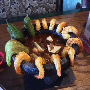 Shrimp Molcajete