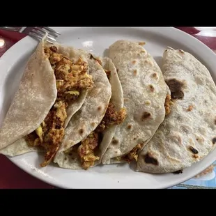 Tacos de desayuno