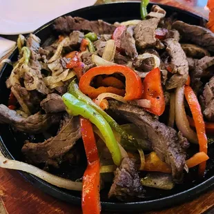 Beef fajitas