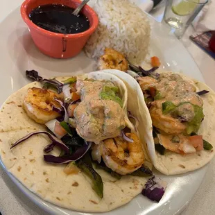 Shrimp tacos