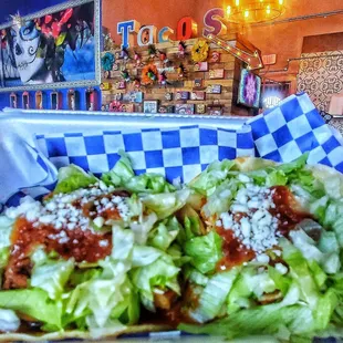 Steak and Chicken Tacos