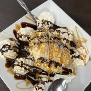 Delicious Fried Ice Cream
